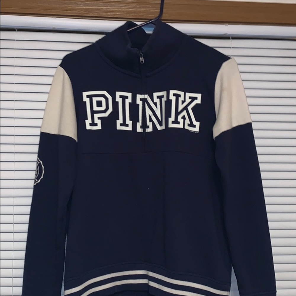 VS PINK XS Quarter-Zip